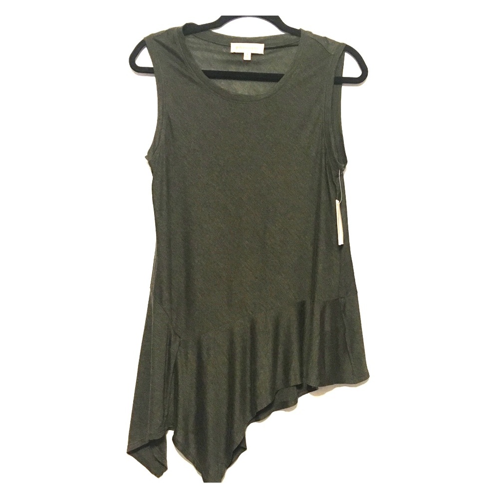 NWT Philosophy Asymmetrical Hem Sleeveless Top - Picture 1 of 4